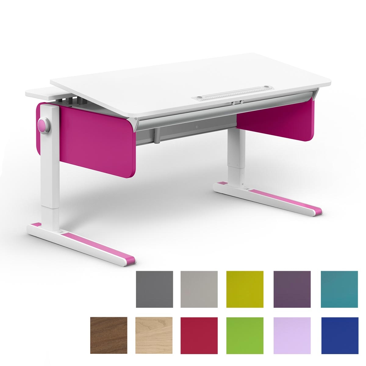 Moll Champion Style Front Up Schreibtisch mit farbigen Seiten