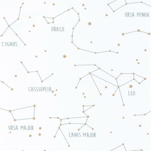 Caselio Tapete Our Planet Sternbilder Weiß 