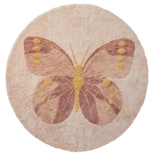 LifeTime by Lorena Canals Runder Teppich Butterflies 