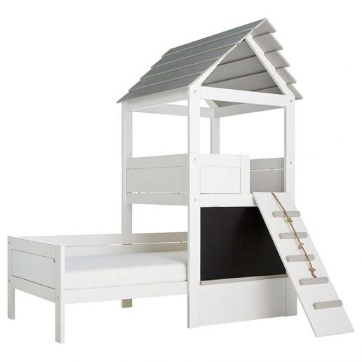 LifeTime Kinderbett mit Spielturm Rolllattenrost