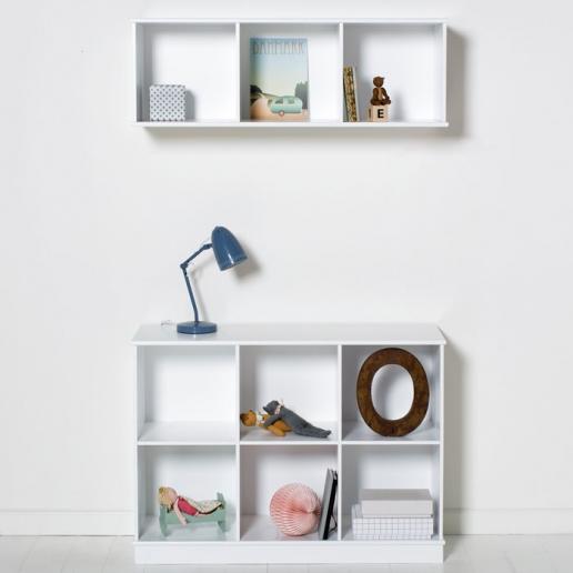 Oliver Furniture Sockel für Wood Regale mit 3 Fächern 
