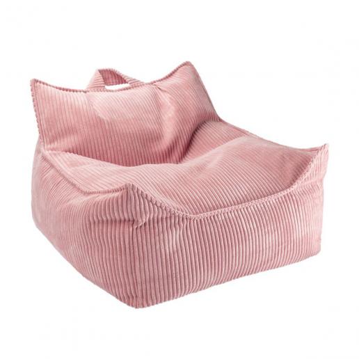 Wigiwama Sitzsack Sessel Cord Pink Mousse 
